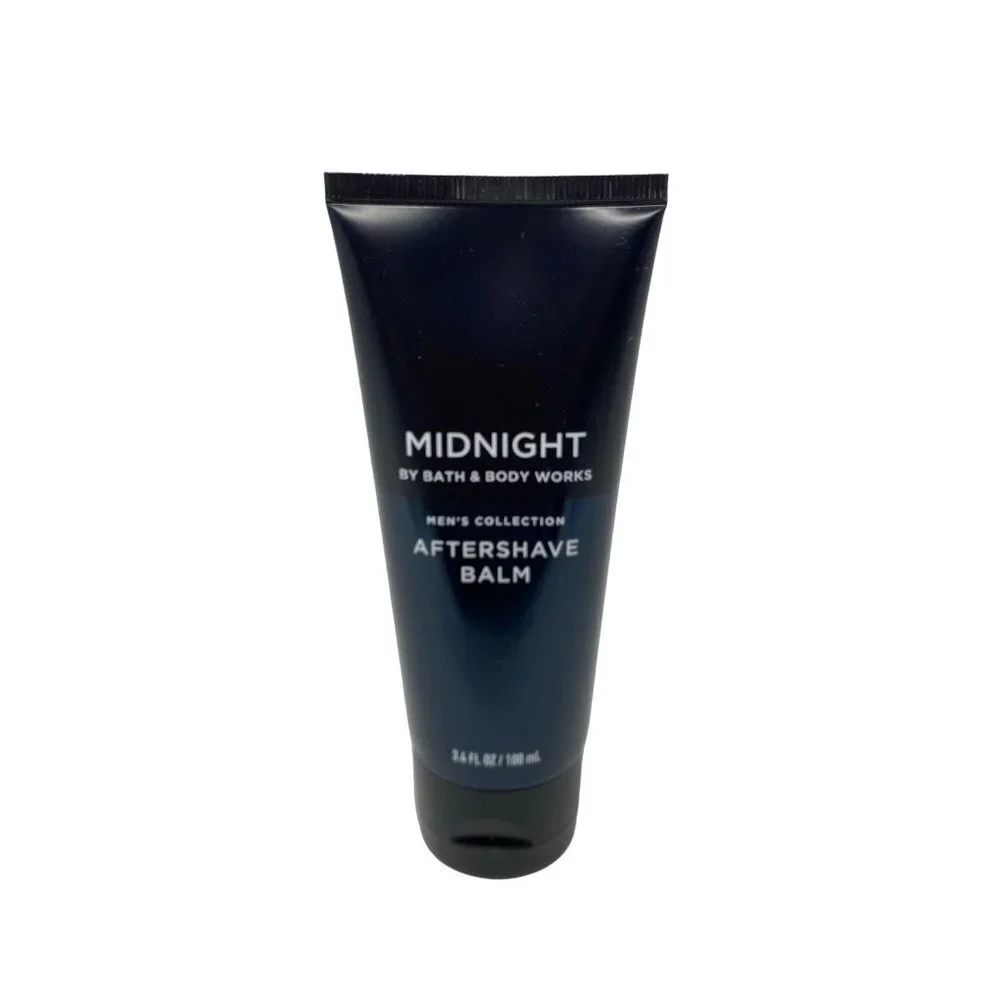 Bath & Body Works Men's Collection MIDNIGHT Aftershave Balm 3.4 Fl Oz